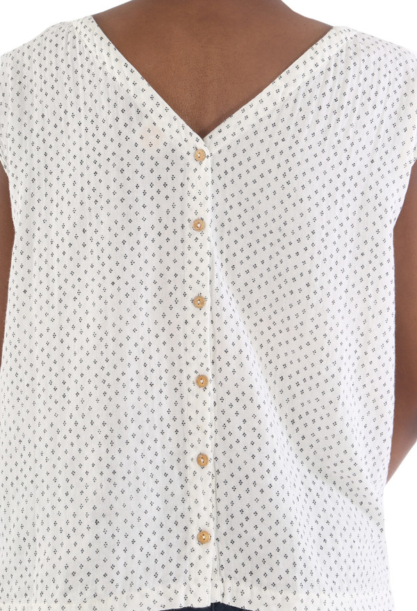 Des Petits Hauts Kanel Reversible Blouse - Ecru Des Petits Hauts Kanel Reversible Blouse - Ecru
