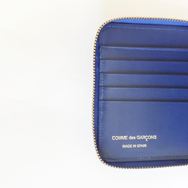 Comme des Garcons - Luxury Group Blue French Wallet Comme des Garcons - Luxury Group Blue French Wallet