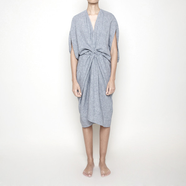 7115 by Szeki Kimono Dress Signature 7115 by Szeki Kimono Dress Signature