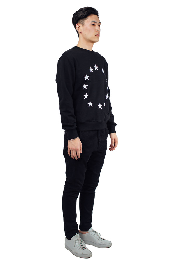 Men's Études Studio Etoile Crew Europa Black Men's Études Studio Etoile Crew Europa Black