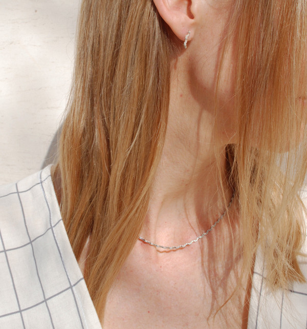 SAMMA Wavy Chain - Sterling Silver SAMMA Wavy Chain - Sterling Silver