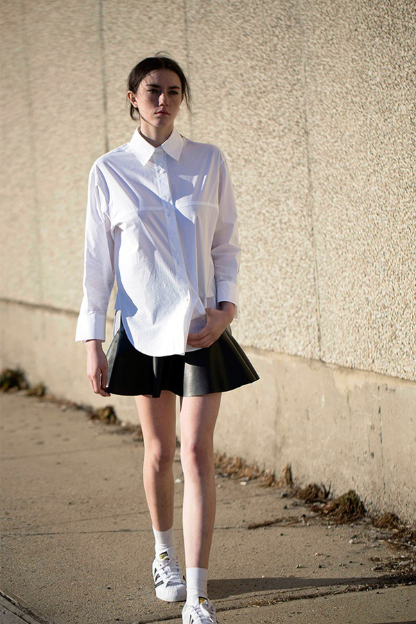 Lookast White Cotton Shirt Lookast White Cotton Shirt