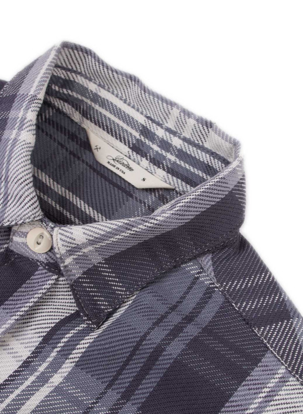Men's 3Sixteen Flannel Workshirt SS16 Purple Check Men's 3Sixteen Flannel Workshirt SS16 Purple Check