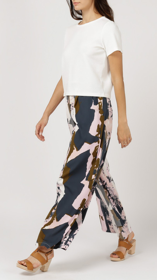 Native Youth Graphic Coastal Wide Leg Trouser Native Youth Graphic Coastal Wide Leg Trouser