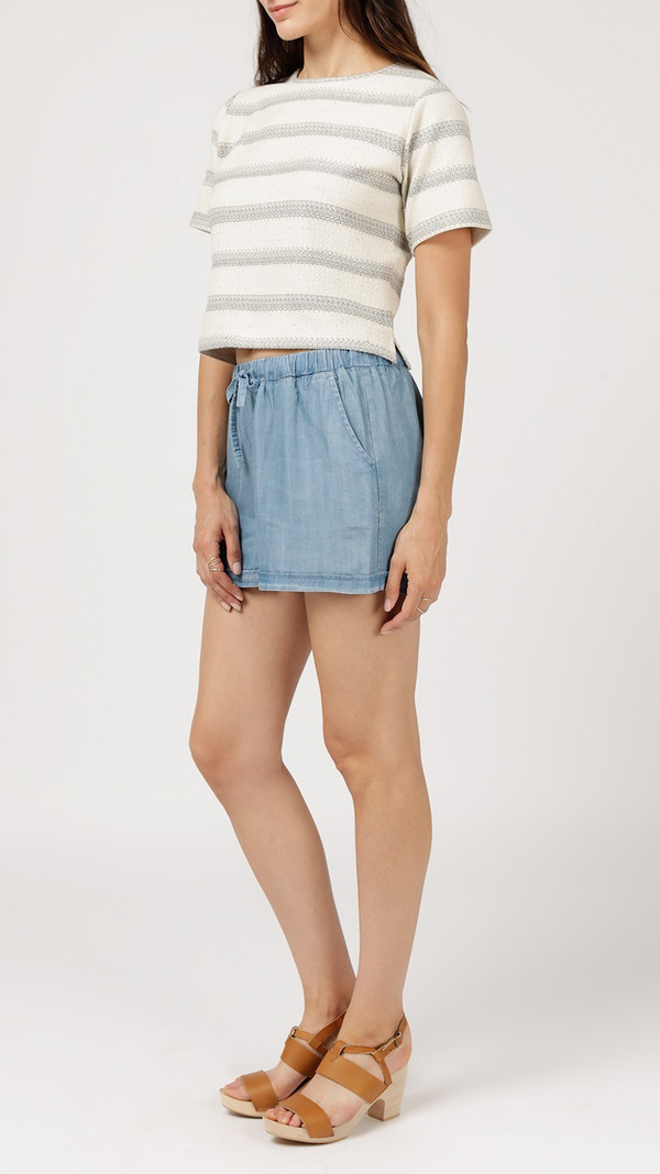 Native Youth Textured Stripe Top Native Youth Textured Stripe Top