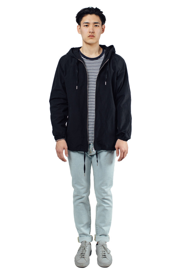 Men's YMC Hooded Jacket Black Men's YMC Hooded Jacket Black