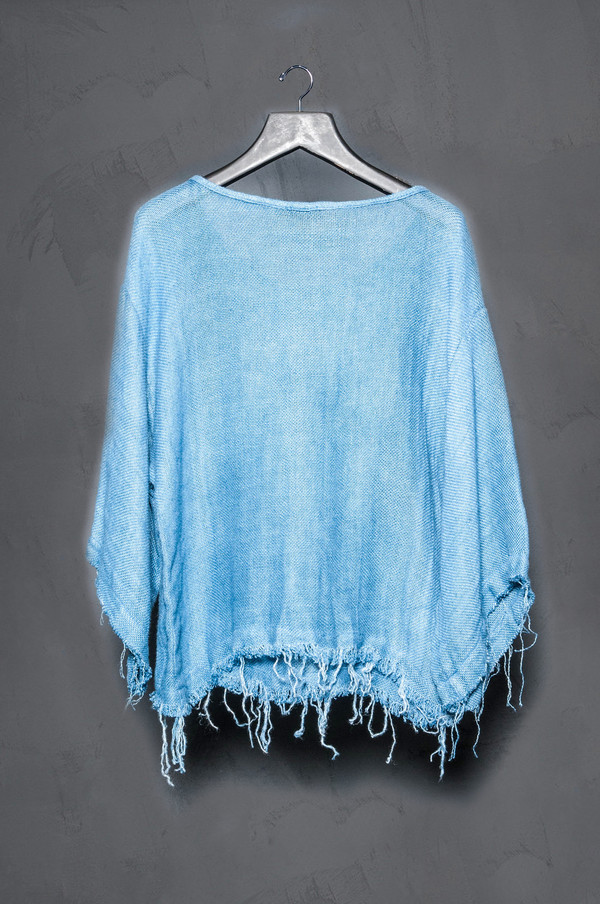 KES Cropped Frayed Top Collab KES Cropped Frayed Top Collab