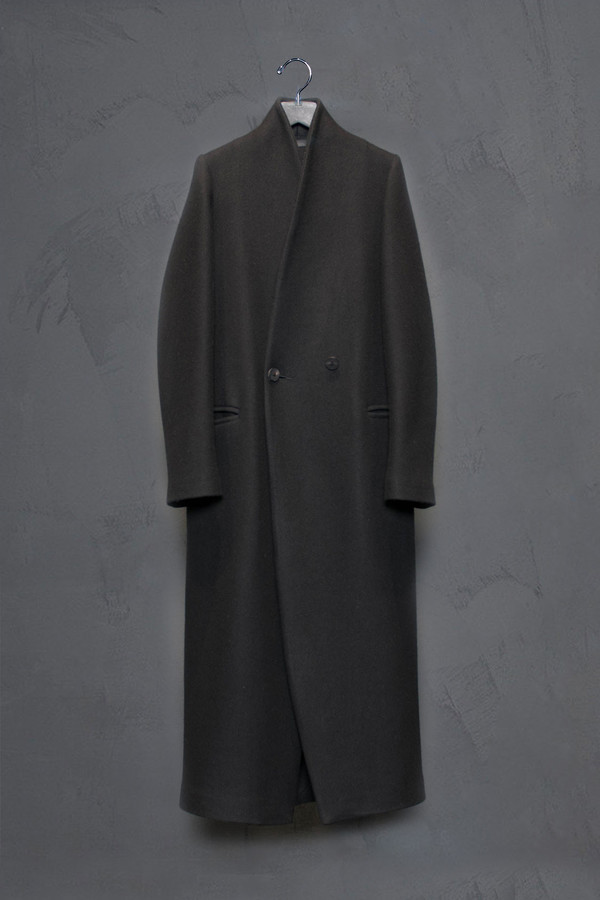 Isabel Benenato Long Woven Coat Isabel Benenato Long Woven Coat