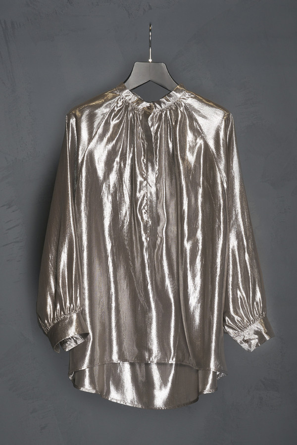 Lame Peasant Blouse Lame Peasant Blouse