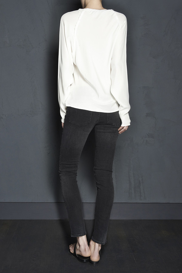 Long Sleeve Raglan Blouse Long Sleeve Raglan Blouse