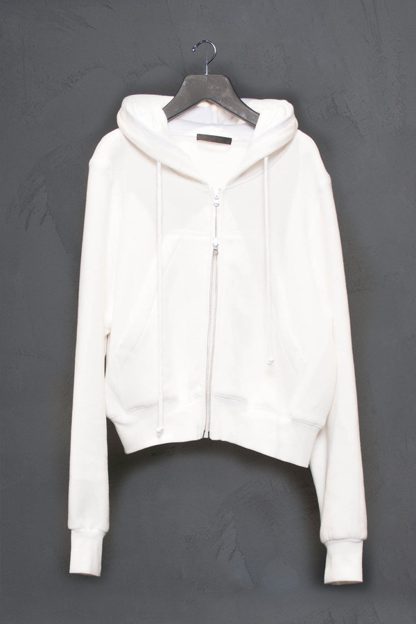 KES Oversized Cropped Fleece Lined Hoodie KES Oversized Cropped Fleece Lined Hoodie