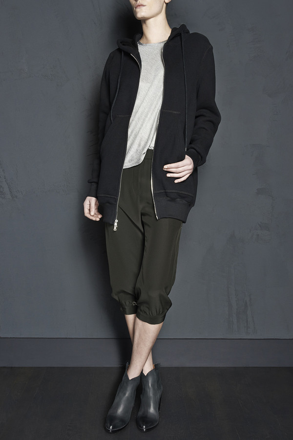 KES Oversized Mid Length Fleece Lined Hoodie KES Oversized Mid Length Fleece Lined Hoodie