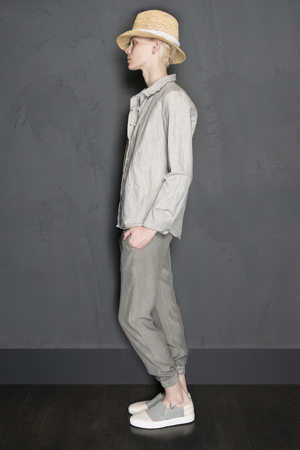 Raw Edge Linen Button Up Raw Edge Linen Button Up