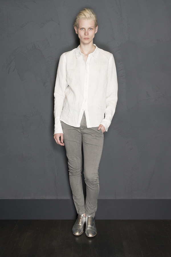 Raw Edge Linen Button Up Raw Edge Linen Button Up