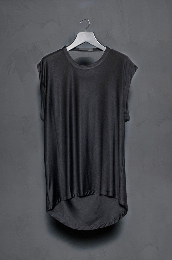 KES Sleeveless Silk Jersey Tee KES Sleeveless Silk Jersey Tee