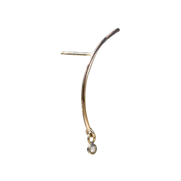 TARA 4779 Yellow Gold Arc Mobile Earring TARA 4779 Yellow Gold Arc Mobile Earring