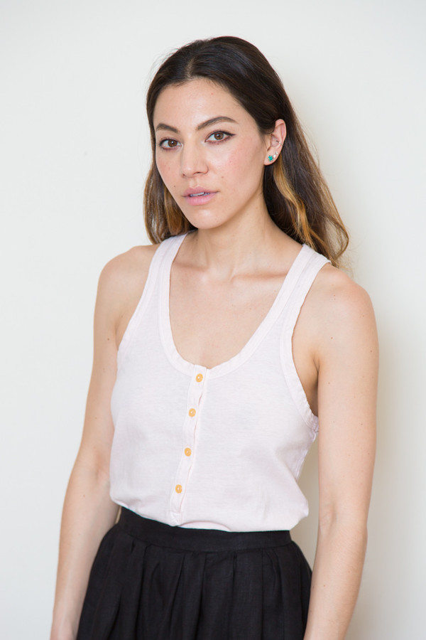 atelier delphine button tank in sakura atelier delphine button tank in sakura