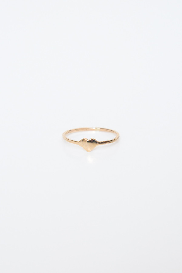 fiat lux 14k heart ring fiat lux 14k heart ring