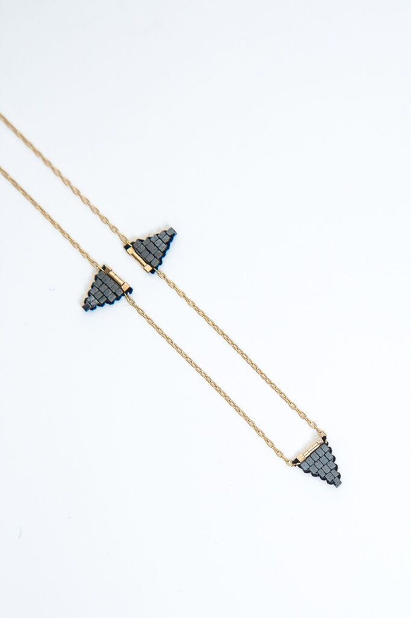 iwona ludyga dusk multi flag short necklace iwona ludyga dusk multi flag short necklace
