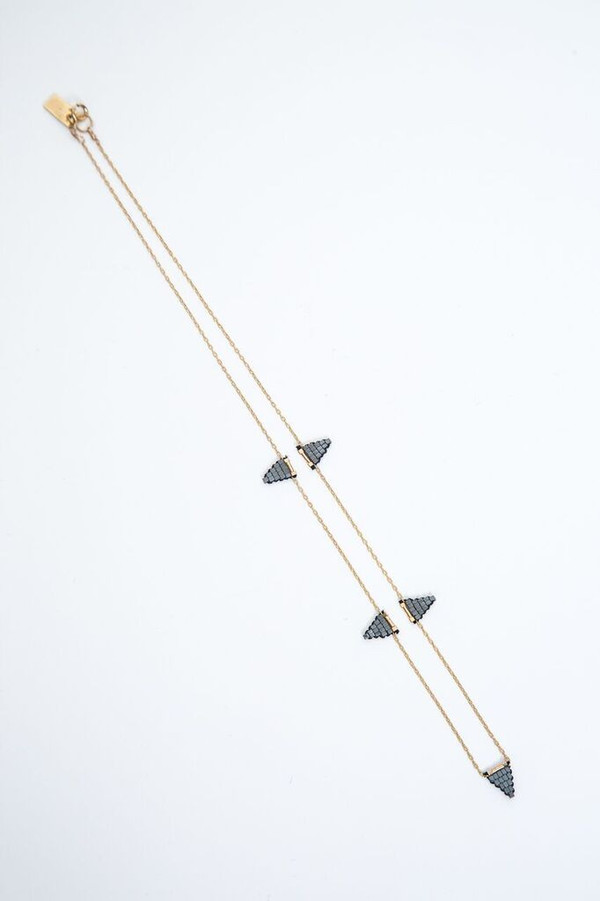 iwona ludyga dusk multi flag short necklace iwona ludyga dusk multi flag short necklace