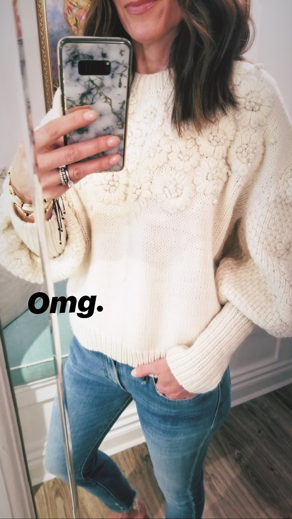 Ulla Johnson Ciel Handknit Floral 