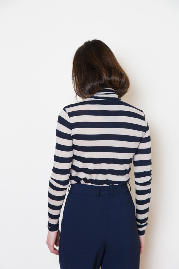 just female striped turtleneck just female striped turtleneck