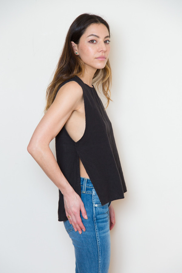 Ozma Apron Tank - Black Ozma Apron Tank - Black
