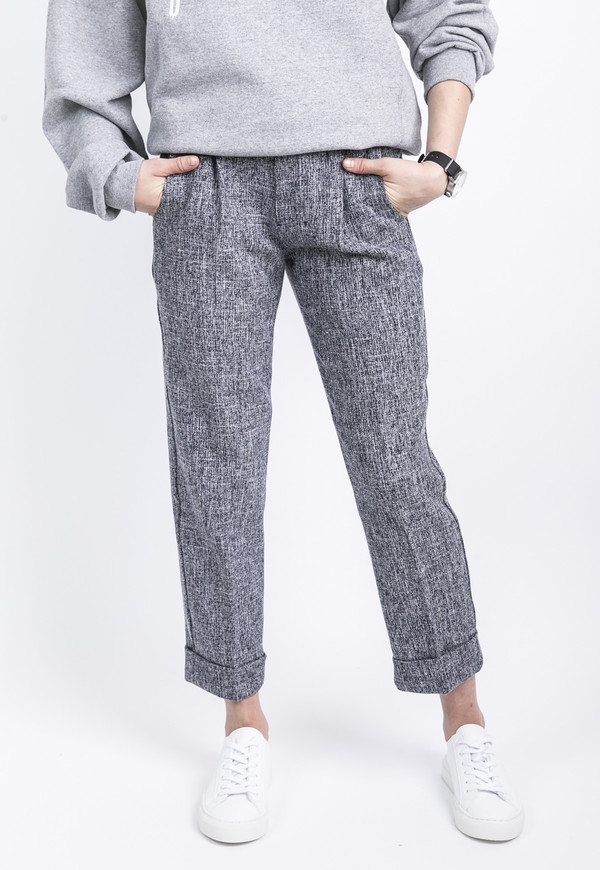 Unisex Heather Pleated Pants Unisex Heather Pleated Pants
