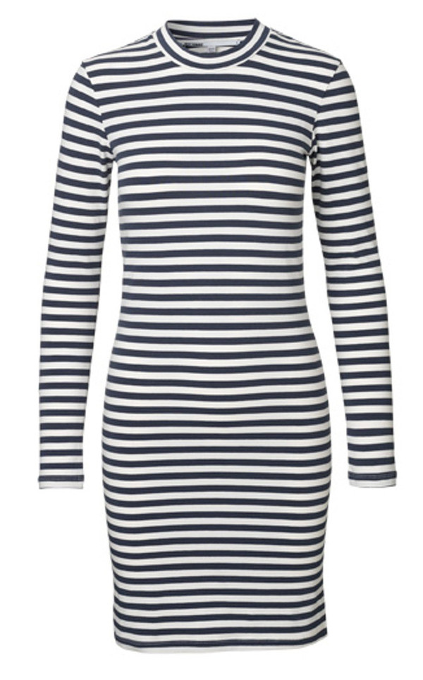 Just Female "Kath" Nautical Striped Jersey Dress Just Female "Kath" Nautical Striped Jersey Dress