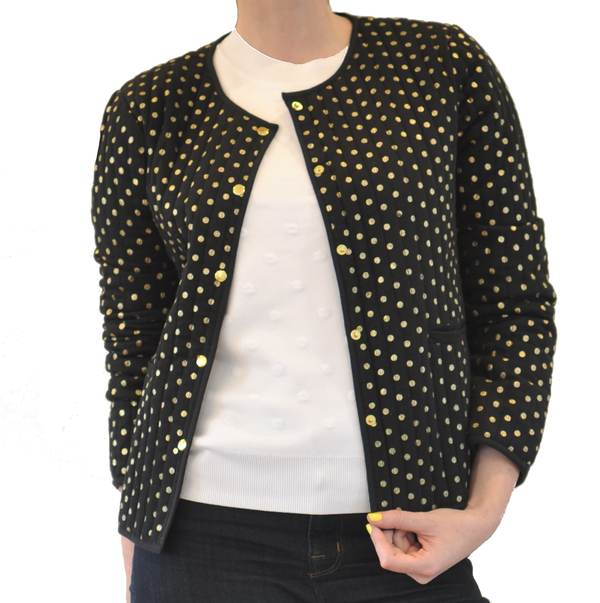 Storm & Marie "Issy" Black Jacket w/ Gold Spots Storm & Marie "Issy" Black Jacket w/ Gold Spots