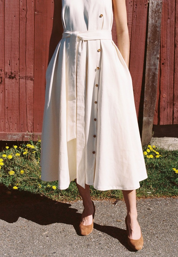 Luisa Et La Luna Paloma Dress - cream Luisa Et La Luna Paloma Dress - cream