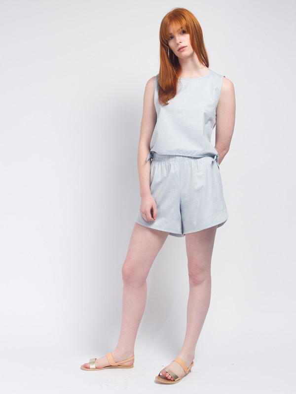 Priory Kaee Shorts Blue Priory Kaee Shorts Blue