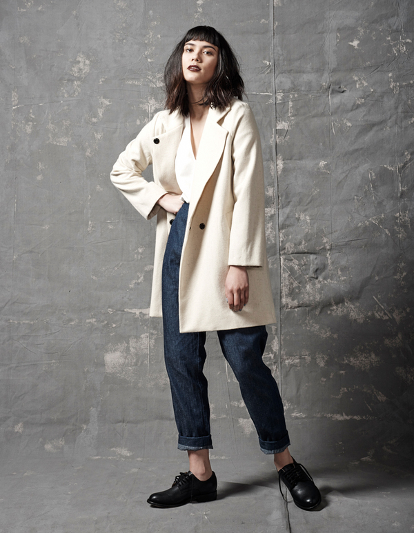 Ali Golden WOOL COAT - CREAM Ali Golden WOOL COAT - CREAM