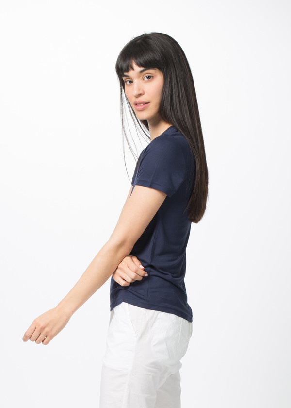 Organic by John Patrick Viscose Short Sleeve Crew Tee Organic by John Patrick Viscose Short Sleeve Crew Tee