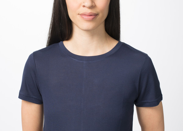 Organic by John Patrick Viscose Short Sleeve Crew Tee Organic by John Patrick Viscose Short Sleeve Crew Tee