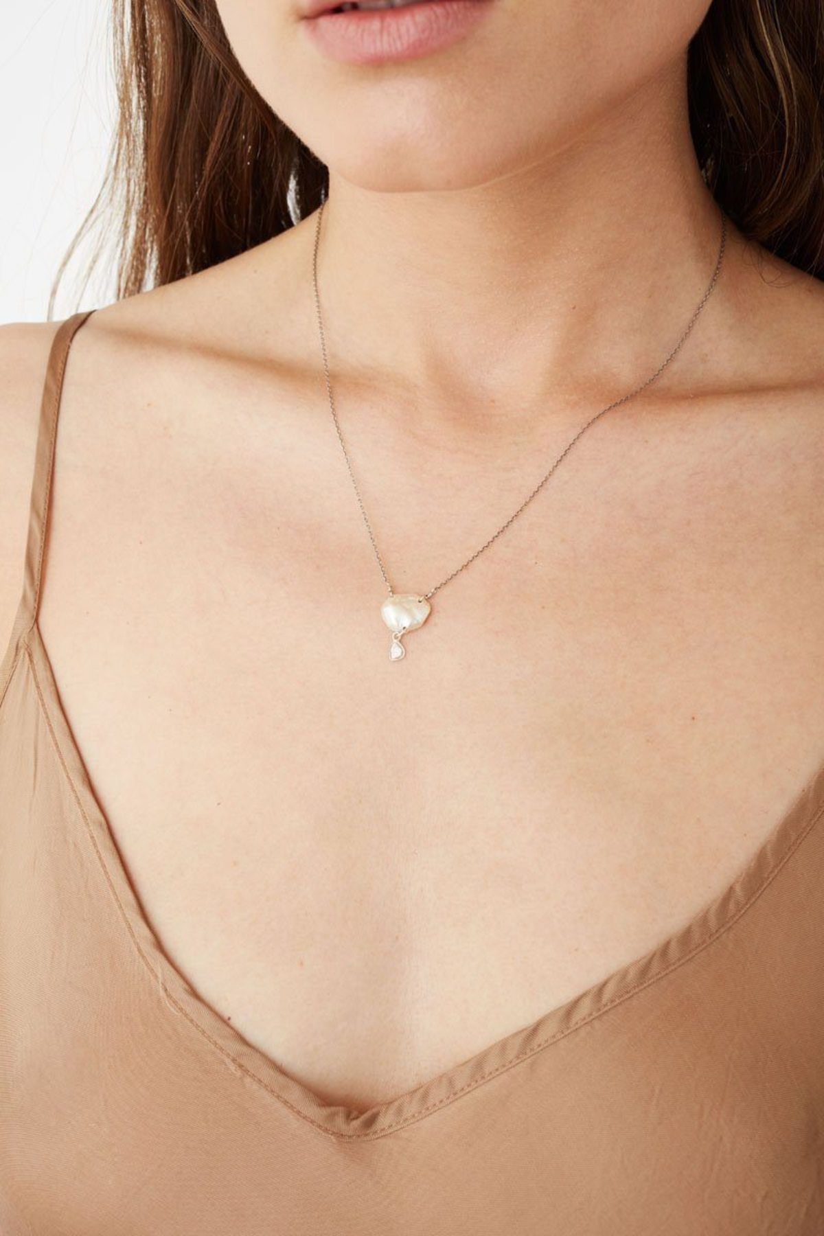 Chan Luu pearl pendant with micro 