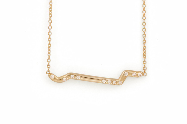 Shahla Karimi Subway Fine Necklace - Inwood to World Trade Center Shahla Karimi Subway Fine Necklace - Inwood to World Trade Center