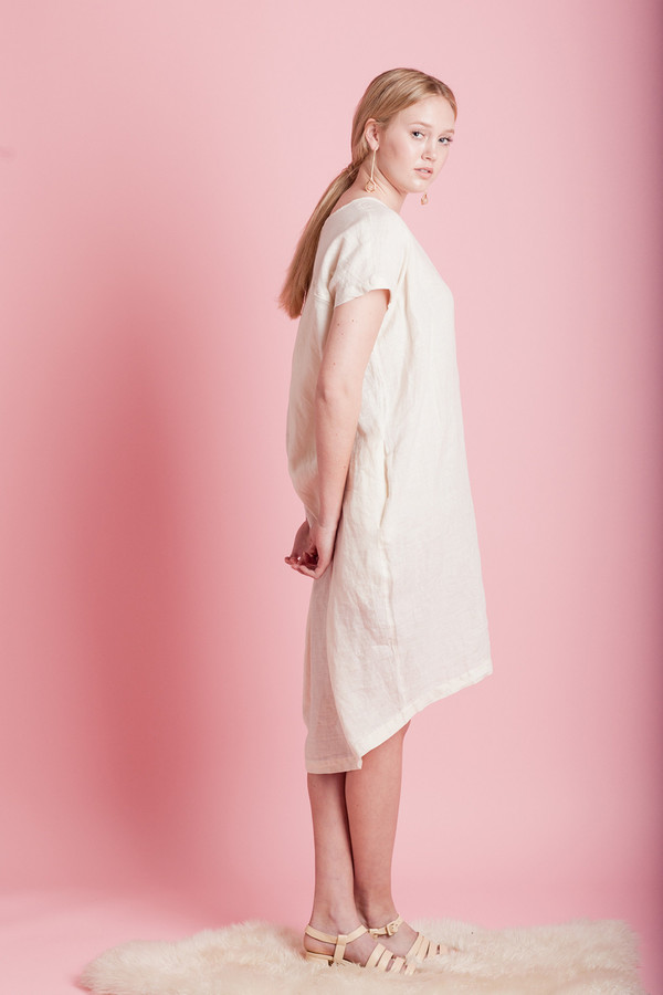BLACK CRANE COCOON DRESS BLACK CRANE COCOON DRESS