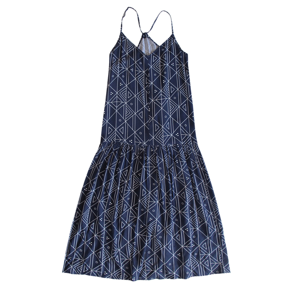 Ali Golden DROP-WAIST DRESS - NAVY PRINT Ali Golden DROP-WAIST DRESS - NAVY PRINT