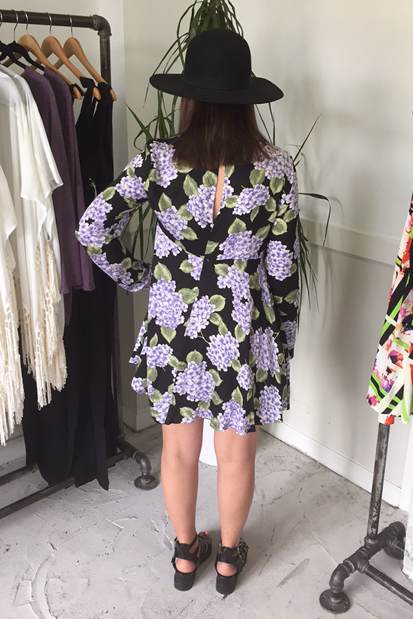 Mink Pink Hydrangea Long Sleeve Dress Mink Pink Hydrangea Long Sleeve Dress