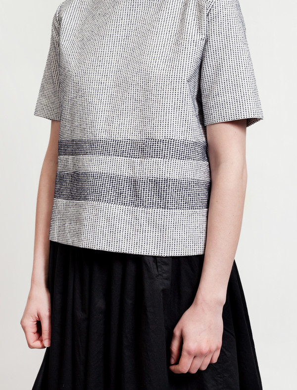 Norse Projects Womens Vita Cotton Slub White/Black Norse Projects Womens Vita Cotton Slub White/Black