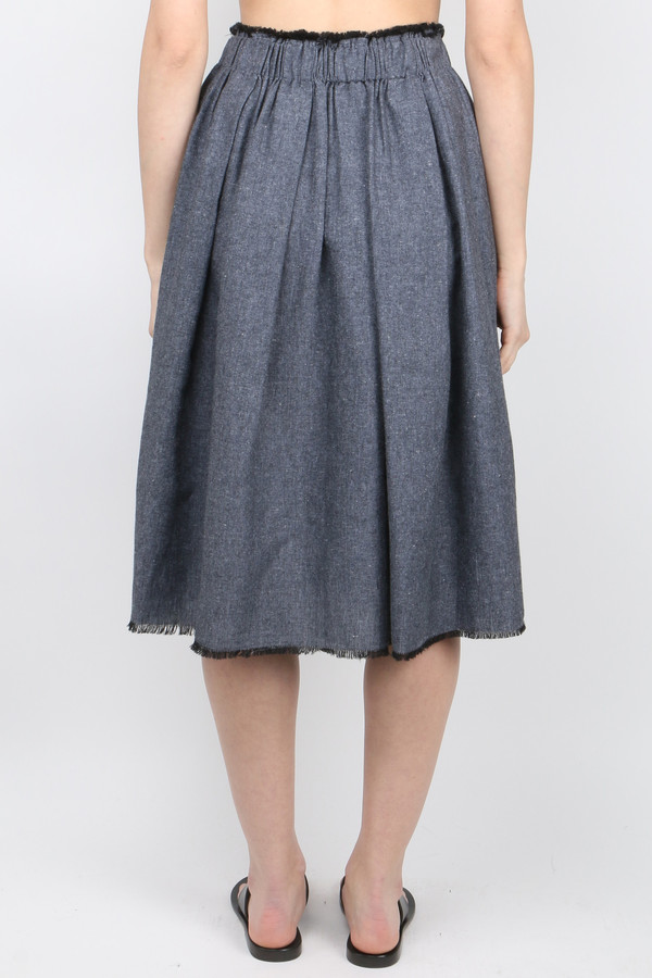 Cathrine Hammel Chambray Skirt Cathrine Hammel Chambray Skirt