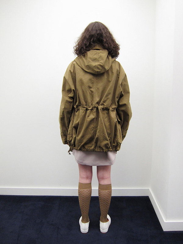 Unisex Katsuragi Ring Coat, Khaki Gold Unisex Katsuragi Ring Coat, Khaki Gold