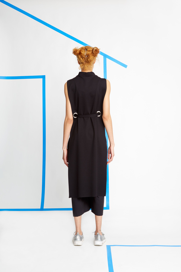 Wolcott-Takemoto Black Jumon Dicky Dress Wolcott-Takemoto Black Jumon Dicky Dress