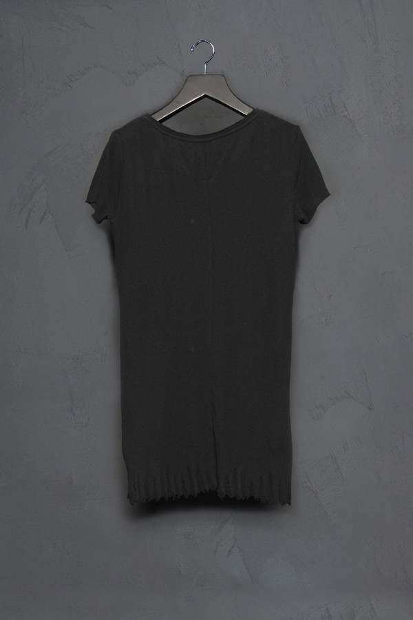 Thom / Krom Raw Edge Drop Stitch Hem Tee Thom / Krom Raw Edge Drop Stitch Hem Tee