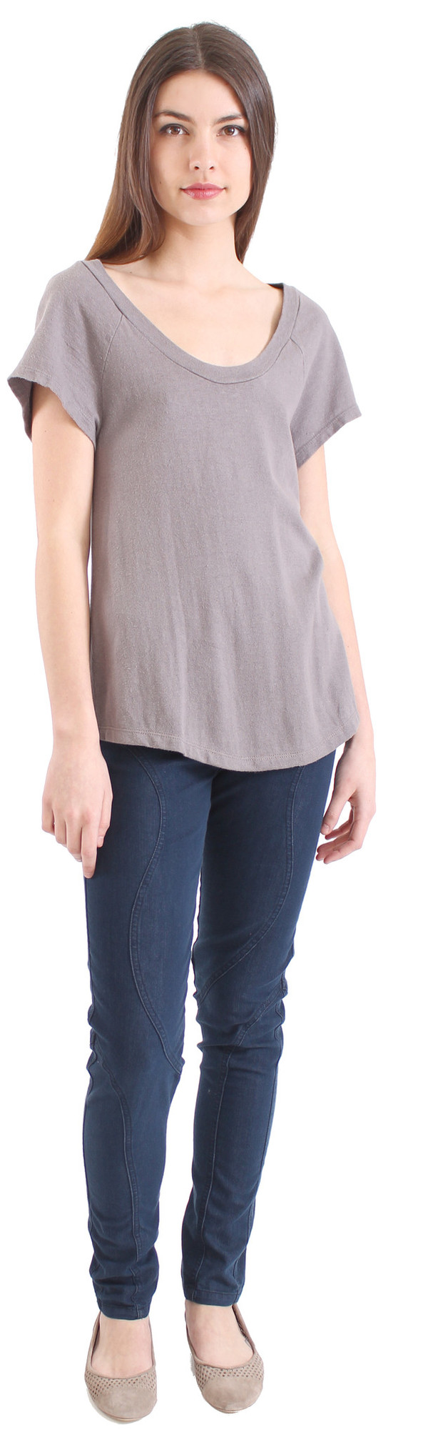 Prairie Underground Breezy Tee in Wet Cement Prairie Underground Breezy Tee in Wet Cement