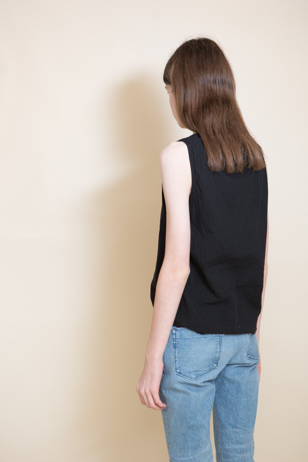 Uzi NYC Woven Cotton Tank / Black Uzi NYC Woven Cotton Tank / Black
