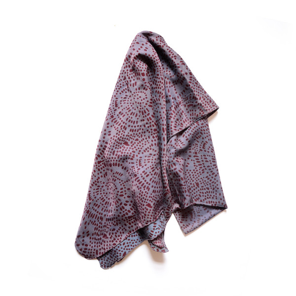 Ichcha Mosaic Blue Scarf Ichcha Mosaic Blue Scarf