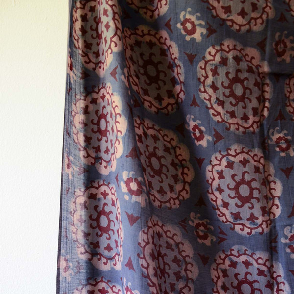 Ichcha Suzani indigo Scarf Ichcha Suzani indigo Scarf