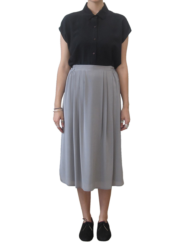 Ali Golden Black Dot Midi Skirt Ali Golden Black Dot Midi Skirt